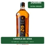 Botella 500ml - Aceite Canola de Vida Extra Virgen No Refinado